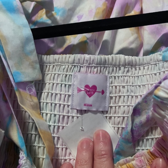 Buddy Love Women’s Multi Color Sleeveless Maxi Dress Size M - Picture 3 of 3